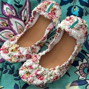 Tieks Rose Garden Flats Size 11